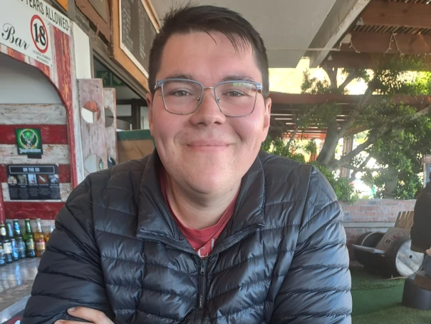 Headshot image of Herman, the founder of Unbound Studio, a web design studio in Cape Town